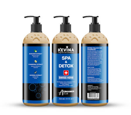 ครีมนวดขนสุนัขและแมว KEVINA สูตรสปา SWISS HERB ฟื้นฟูและบำรุงล้ำลึกจากภายใน ขนาด 325 ML._1